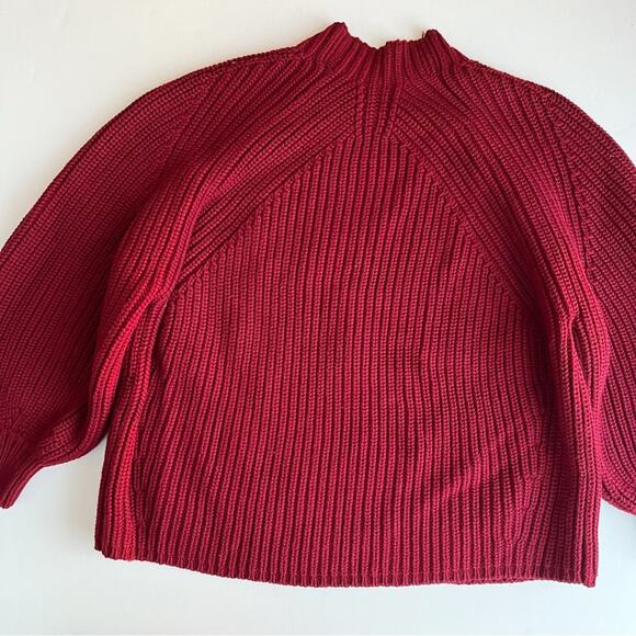 Apiece Apart Eco Nueva Merel Sweater in Chipotle Red - Picture 9 of 9
